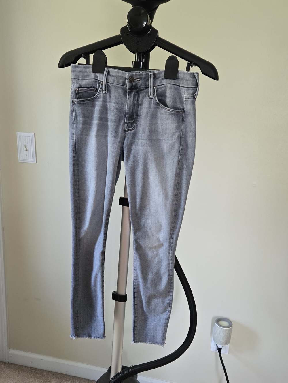 MOTHER Light Gray Skinny Jeans - Slim Fit
